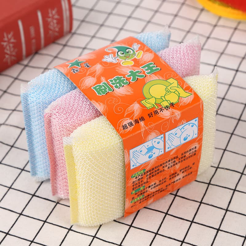 FIBER MESH SPONGE[suitable for nonsticks & cast irons